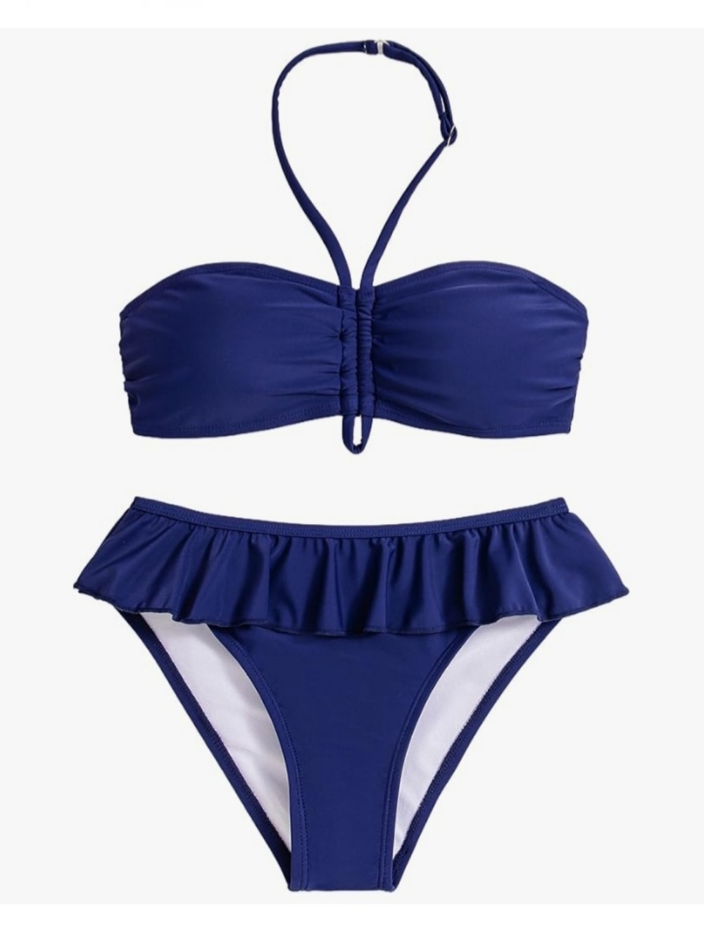NWOT Kiracelle Girl's Navy Blue Bikini - 16Y